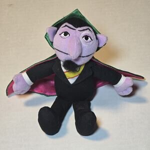 Sesame Street The Count Small Plush Stuffed Animal Toy Gund 6"